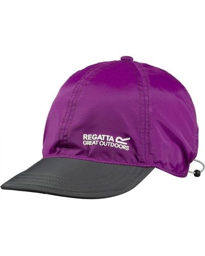 Regatta Great Outdoors Pack It Packaway Peak Cap - Purple