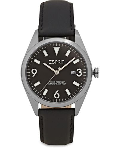Esprit Analogue Japanese Quartz Movement Watch Es1g304p0265 - Black