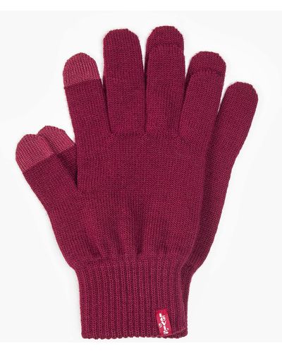 Levi's Ben Touch Screen Gloves - Lila