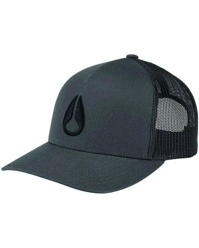 Nixon Iconed Trucker Hat - Black