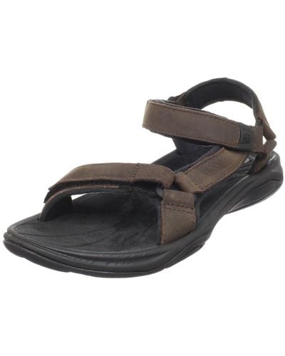 Teva Pretty Rugged Leather 3 W's Bridger Sandal 4179 8.5 Uk - Black