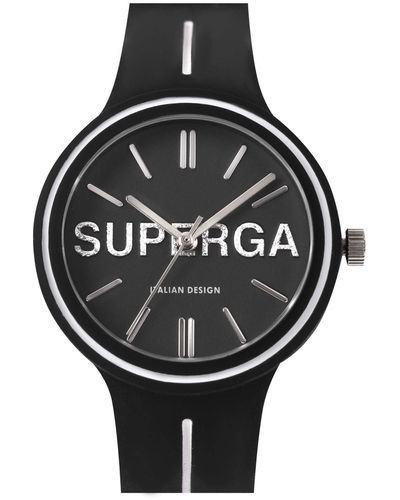 Superga Watch Only Time Pe-22 Casual Code Stc151 - Black