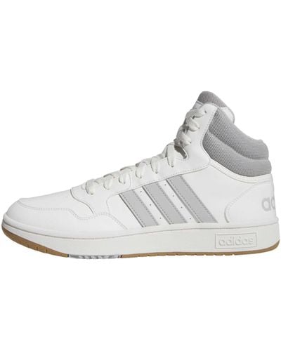 adidas Hoops 3.0 Mid Classic Vintage Shoes Trainers - White
