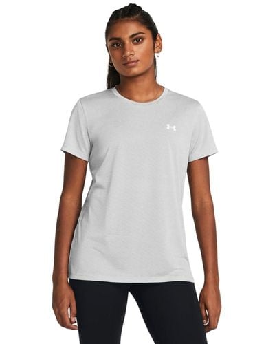 Under Armour Tech Bubble Short Sleeve T-shirt XL - Weiß