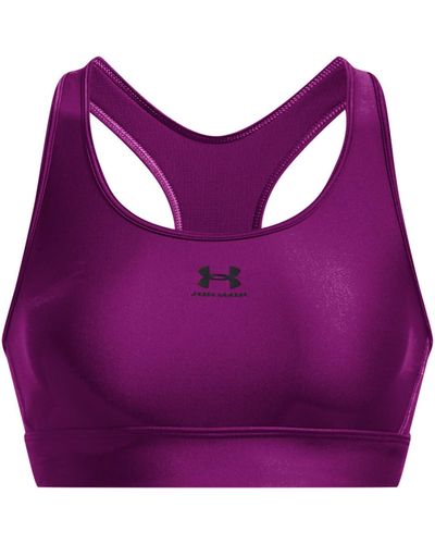 Under Armour Hg Armour Padless Sports Top Medium Support S - Viola