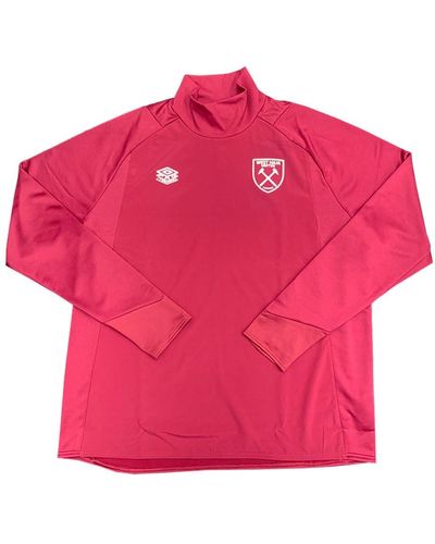 Umbro 2022-2023 West Ham Drill Top - Pink