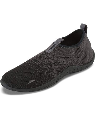 Speedo Mens Surf Knit Athletic Water Shoe Black