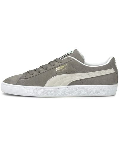 PUMA Sneakers Suede Classic XXI 44 Steel Gray White - Gris
