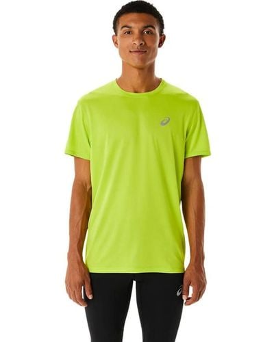 Asics Men's Short Sleeve T-shirt Core Yellow - Green