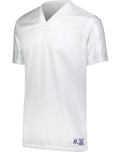 Russell Standard Solid Flag Football Jersey - White