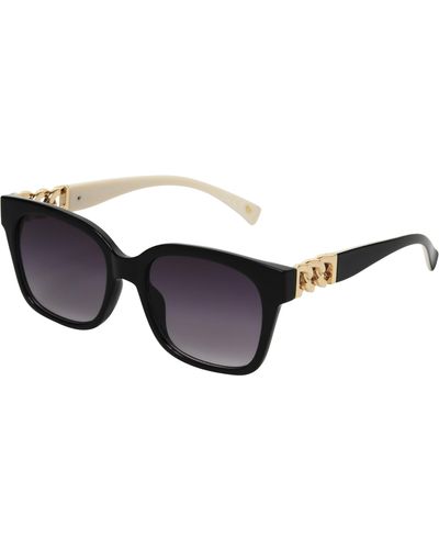 Nine West Katia Square Sunglasses - Black