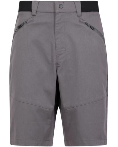 Mountain Warehouse Cotton Polyester Trousers With Lots Of Pockets & Elastic Waistband - Spring - Grey