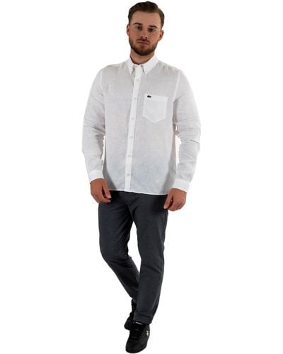 Lacoste Chemise ML homme-CH5692-00 - Blanc