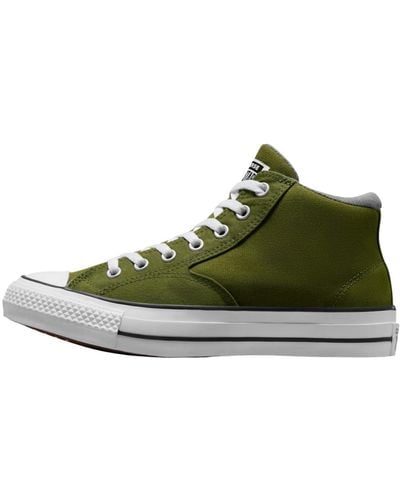 Converse Chuck Taylor All Star Malden Street Mid High Sneaker – Schnürverschluss Stil – - Grün