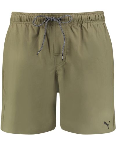 PUMA Medium Length Swim Shorts - Verde