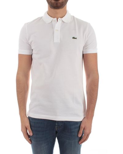 Lacoste YH4801 Poloshirt in Slim Fit, Polohemd, Polo - Weiß