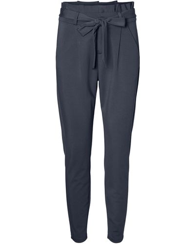 Vero Moda Petite paperbag hose - Blau