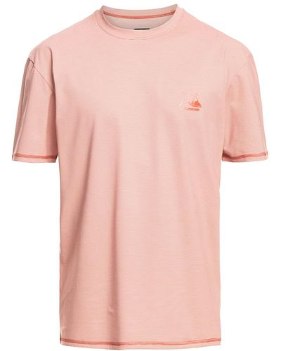 Quiksilver Short Sleeve Upf 50 Surf - Pink