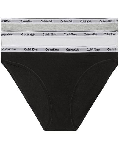 Calvin Klein 3 Pack Bikini - Noir