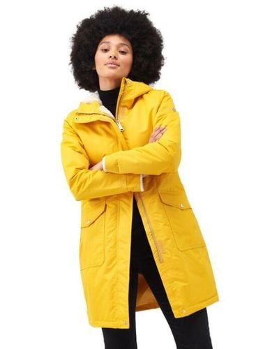 Regatta S Romine Waterproof Breathable Parka Coat - Yellow