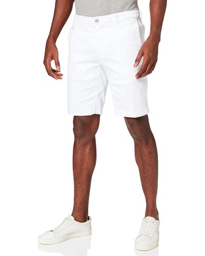 Replay Hyperchino Shorts Regular Fit With Stretch - White