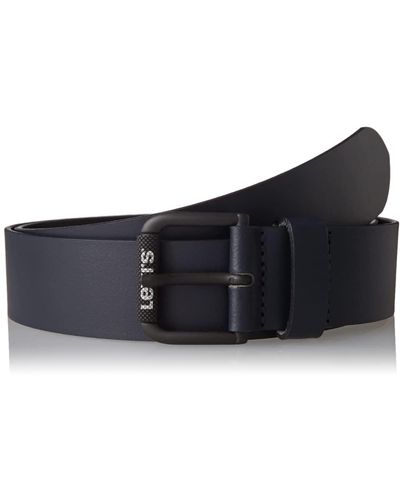 Levi's Textured Roller Buckle Belt Cintura - Blu