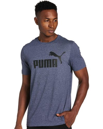 PUMA Ess Small Logo Tee T-Shirt - Bleu