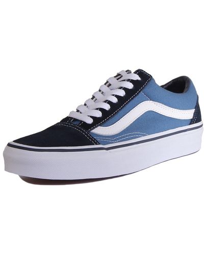 Vans Classic Slip-On Sneaker dunkelblau/weiß