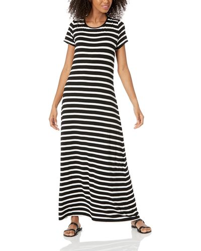 Amazon Essentials Short-sleeve Maxi Dress - Black