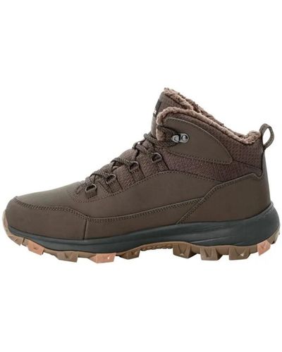 Jack Wolfskin Everquest Texapore Mid M Hiking Shoe - Brown