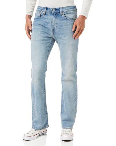 Levi's 527 Slim Boot Cut Jeans - Blu