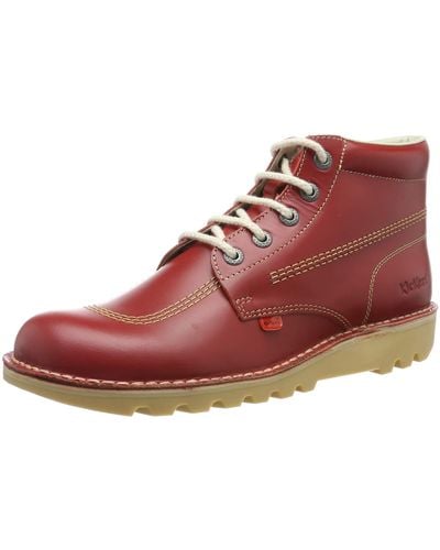 Kickers Kick Hi Klassische Stiefel - Rot