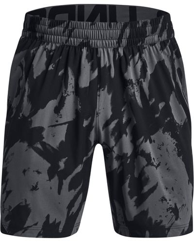 Under Armour Ua Elevated Woven Printed Shorts 1382109 - Grey