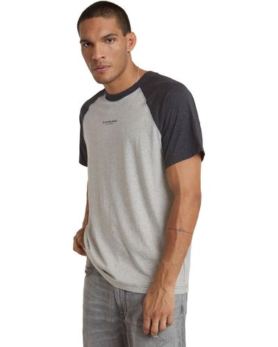 G-Star RAW Baseball Loose R T T-shirt - Grey