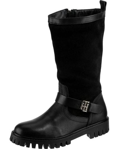 Tommy Hilfiger Th Hardware 2.0 Fashion Boot - Zwart