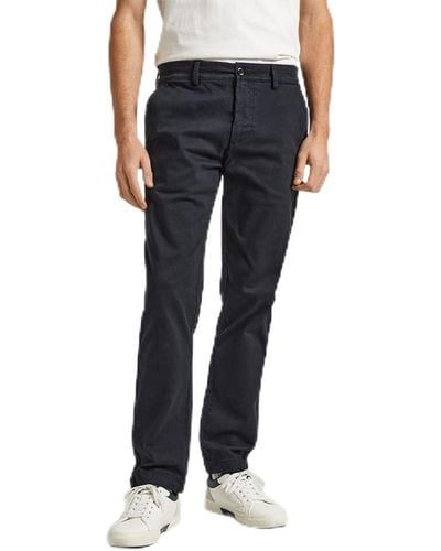 Pepe Jeans Slim Chino Pm211655 Trousers - Blue