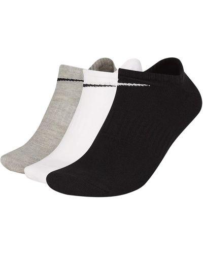 Nike Chaussettes de training invisibles Everyday Lightweight (3 paires) - Noir