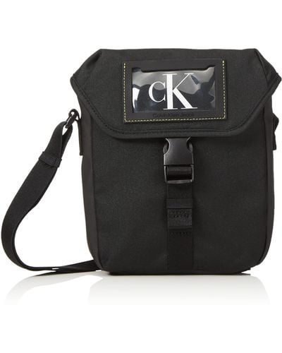 Calvin Klein Cargo Flap Reporter18 Tasche - Schwarz
