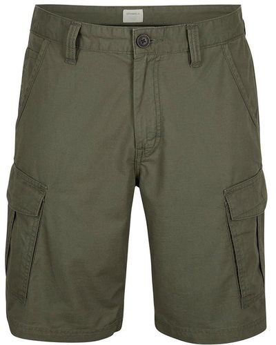 O'neill Sportswear Pantaloncini Cargo Kaki Uomo Beach Break - Verde