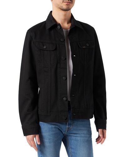 Lee Jeans Slim Rider Denim Jacket - Nero