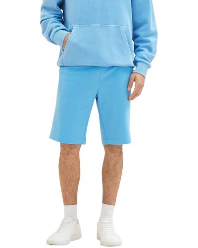 Tom Tailor 1036329 Bermuda Sweatpants Shorts - Blau