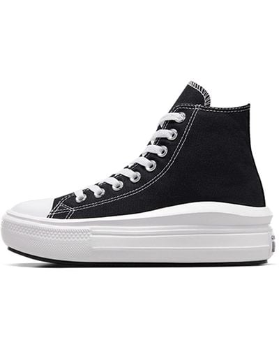 Converse Sneakers Donna Leather Chuck Taylor all Star Move 572278c 35 Nero