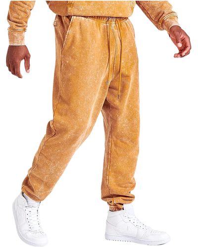 Nike Jordan Essentials Statement Fleece Sweatpants Pants - Orange