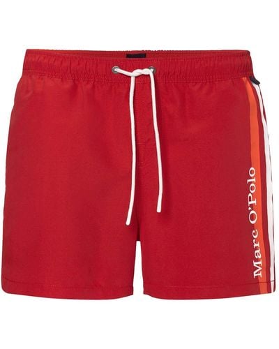 Marc O' Polo Body & Beach Beach M-Swim Shorts - Rot