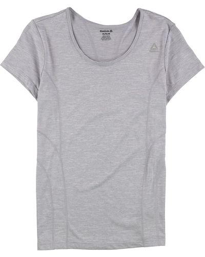 Reebok S Varigated Heathered Basic T-shirt - Grey