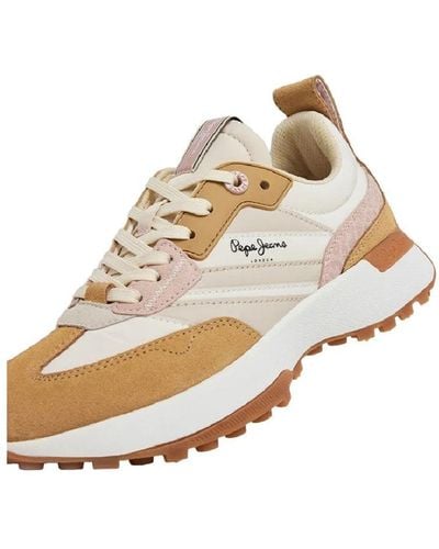 Pepe Jeans Lucky Print Sneaker - Natur