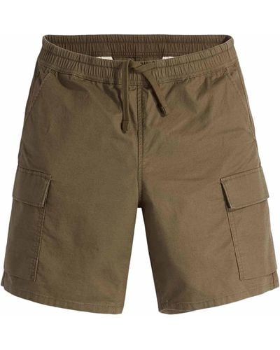 Levi's Surplus Cargo Shorts Olive Night M - Vert