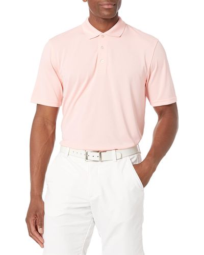Amazon Essentials Schnell trocknendes Golf-Polohemd mit normaler Passform - Pink