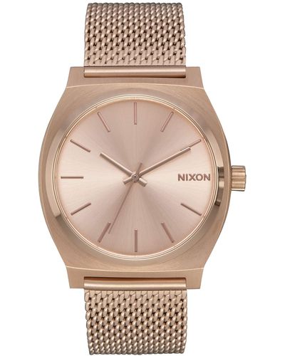Nixon Analog Quartz Watch With Stainless Steel Strap A1187-897-00 - Natural