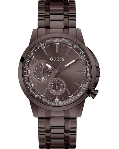 Guess Spec Collection Analog Black Dial Watch-gw0490g3 - Grey